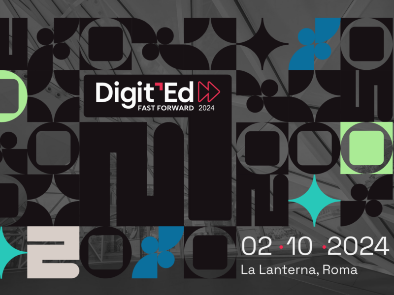 Grafica evento Digit'Ed Fast Forward 2024