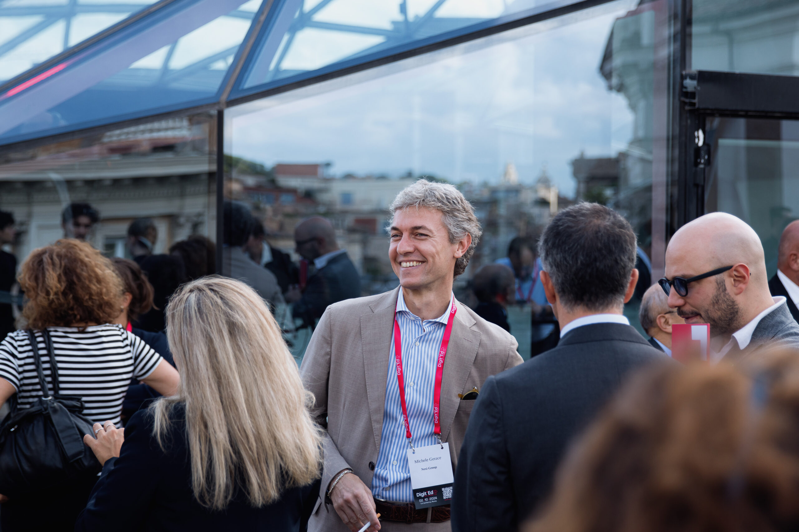 Persone in Terrazza La Lanterna, Roma - Digit'Ed Fast Forward 2024