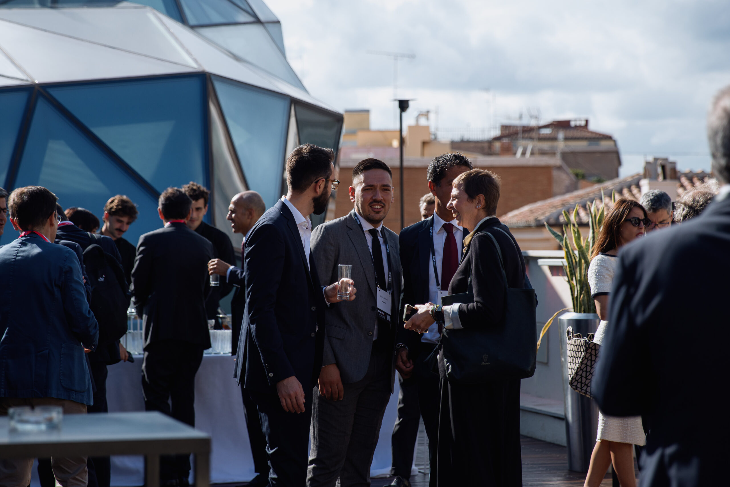 Persone in Terrazza La Lanterna, Roma - Digit'Ed Fast Forward 2024