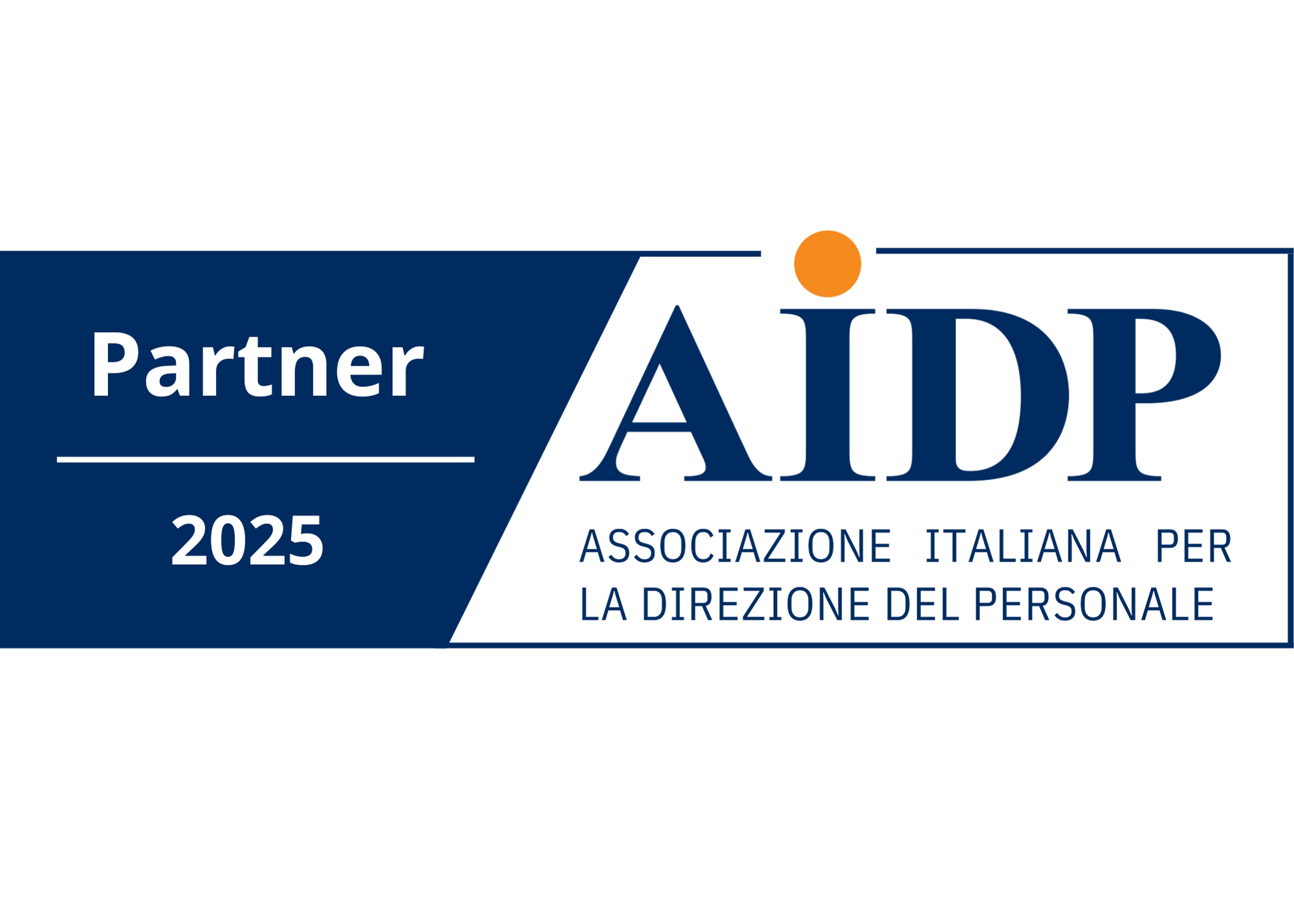 Immagine che attesta la partnership ad AIDP per l'anno 2025